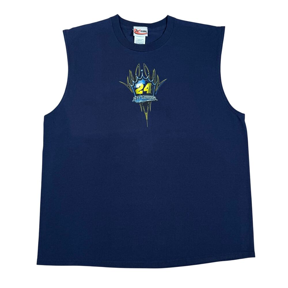 Jeff Gordon #24 Chase Authentics Sleeveless Mens 2XL NASCAR Racing  Blue Tank